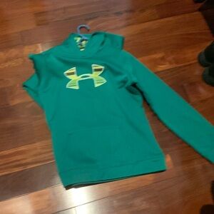 Green under armor hoodie